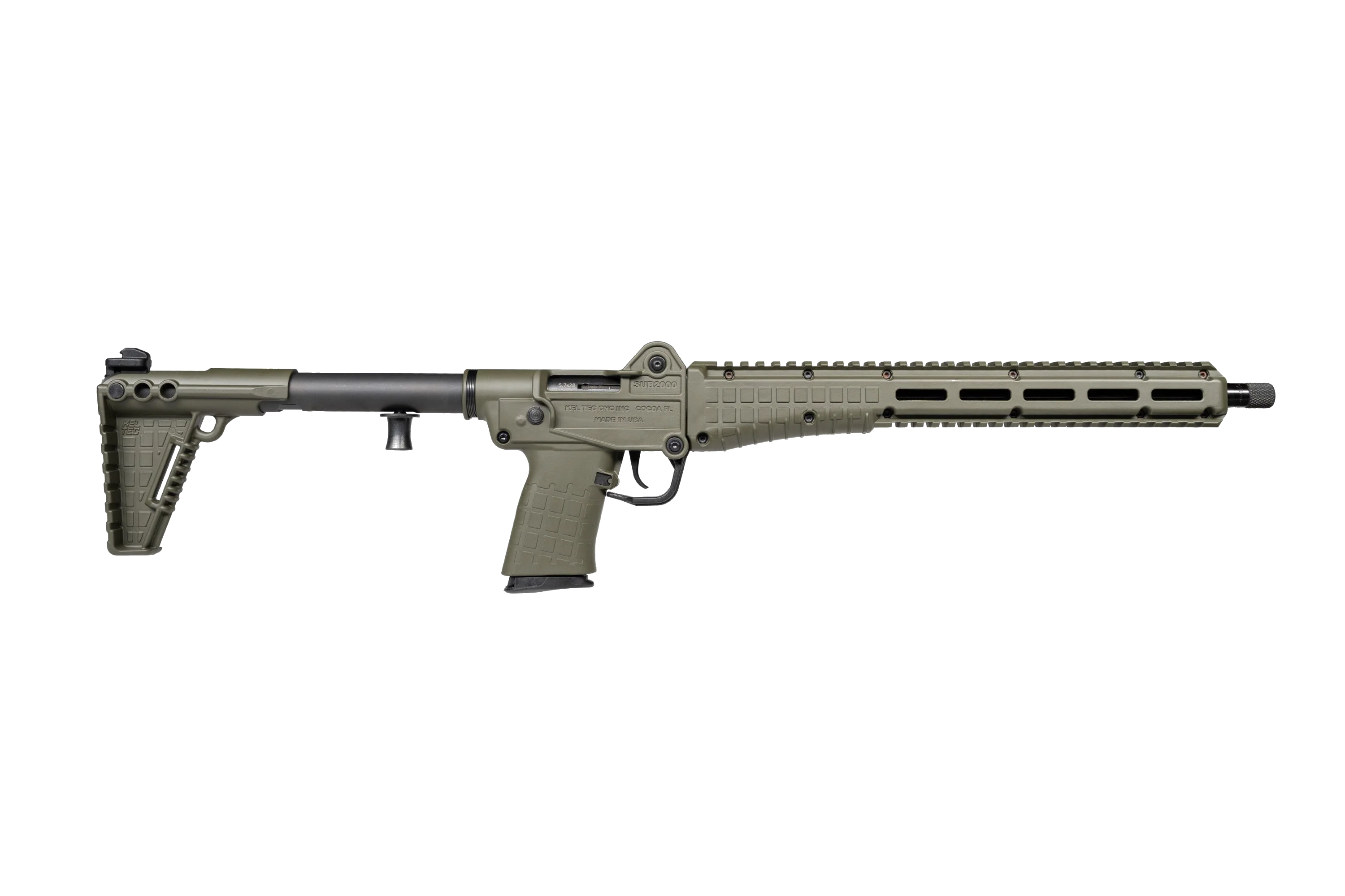 Kel-Tec Sub2000 Gen3 OD Green 5.7 X 28 16.25" Barrel 20-Rounds