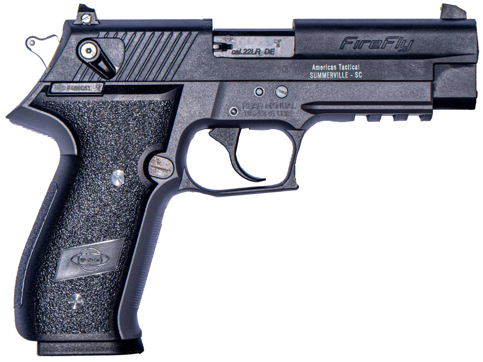 GSG Firefly .22 LR 4" Barrel 10-Rounds Adjustable Rear Sight