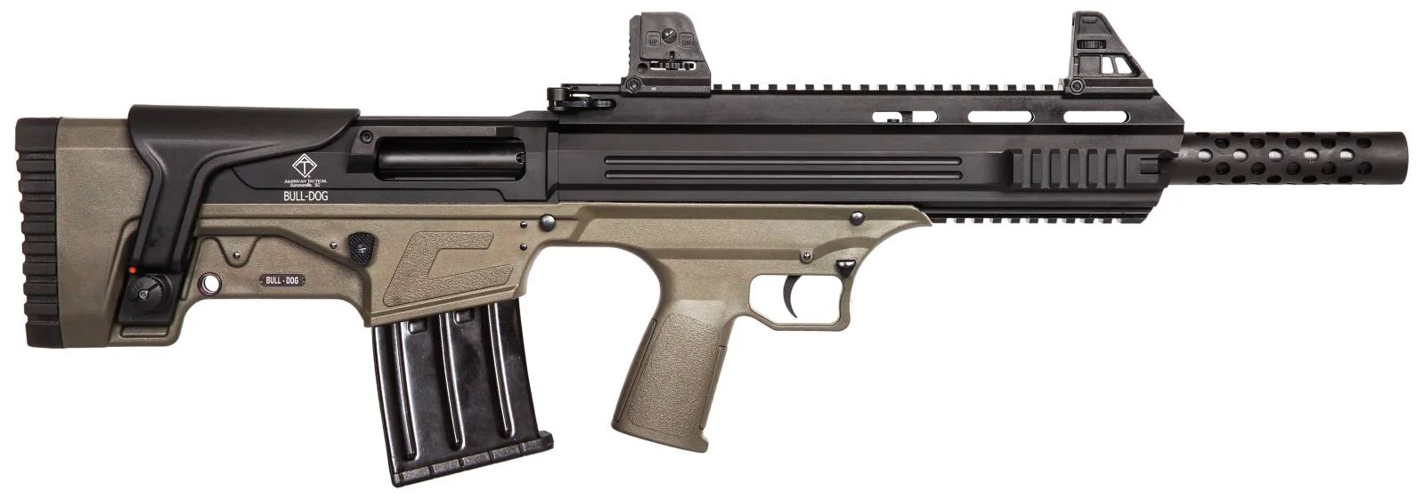 ATI BULLDOG SGA 20GA BULLPUP SHOTGUN TAN 5 RND MAG